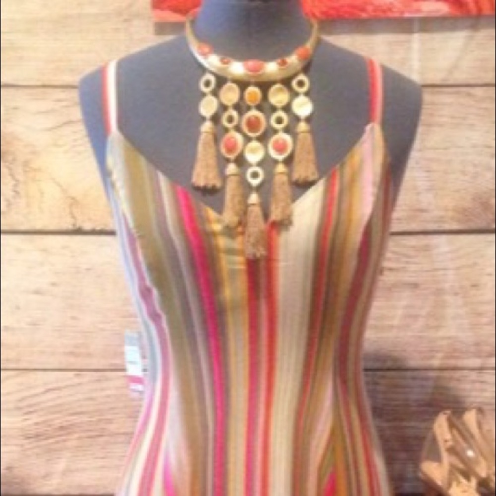 🌹🌹A List Threads HPStunning Rachel Roy Third Dimension Maxi - Picture 5 of 7